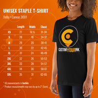 Golden Retriever Dog Themed Clothes & Attire - Gifts for Dog Lovers - Funny Canine Tee Shirts For Humans - Best Goldie Mom Ever T-Shirt - Size Chart