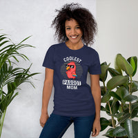 Camping & Hiking T-Shirt - Presents, Gift Ideas for Bird & Nature Lovers, Birdwatchers, Birders - Parrot Shirt - Coolest Parrot Mom T-Shirt - Navy