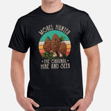 Camping & Hiking T-Shirt - Mushroom Shirt - Presents, Gift Ideas for Campers & Hikers, Nature Lovers - The Original Hide And Seek T-Shirt -  Black, Men