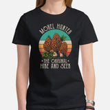 Camping & Hiking T-Shirt - Mushroom Shirt - Presents, Gift Ideas for Campers & Hikers, Nature Lovers - The Original Hide And Seek T-Shirt - Black, Women