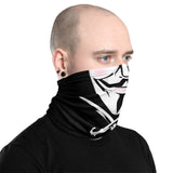 Versatile Guy Fawkes Anonymous Disobey Neck Gaiter | Seamless Tubular Snood, Scarf, Headband | Street-Style Rebellion Outdoor Headwear