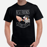 Australian Shepherd Dog Themed Clothes - Canine Tee Shirts For Humans - Gifts for Dog Lovers & Owners - Best Friends For Life T-Shirt - Black, Men