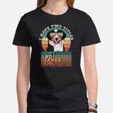 Berner Dog Themed Clothes & Attire - Canine Tee Shirt & Outfit For Humans - Gifts for Dog Moms & Lovers - Aunt And Berner Mom T-Shirt - Black, Women