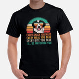 Berner Dog Themed Clothes & Attire - Funny Canine Tee Shirt For Humans - Gifts for Dog Moms, Dads & Lovers - I'll Be Watching You Shirt - Black, Men