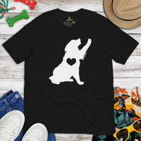 Berner Dog Themed Clothes & Attire - Funny Canine Tee Shirt & Outfit For Humans - Gifts for Dog Moms & Dads - Dog High-five T-Shirt - Black