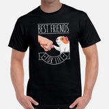Best Friends For Life Guinea Pig Furry Potato T-Shirt - Hamster Whisperer & Lovers Shirt - Gift for Cavy, Rodent Dad/Mom & Pet Owners - Black, Men