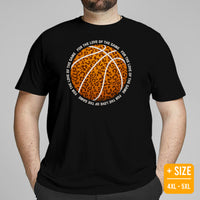 Birthday, Christmas Gift for Basketball Lovers, Coach & Players - Senior Night, Game Outfit & Attire - For The Love of The Game T-Shirt - Black, Plus Size