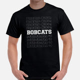 Bobcat Shirt - Bobcats T-Shirt - Game Day Shirt - Football Tee - Funny Football Shirt - Gift for Football Fan & Lover, Coach & Player - Black, Men