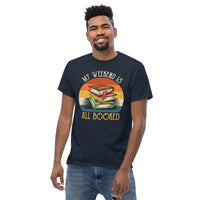 Bookish T-Shirt - Unique Presents, Gift Ideas for Book Lovers, Readers, Bookworms, Librarians - My Weekend Is All Booked Booklovers T-Shirt