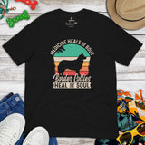 Border Collie Dog Themed Clothes - Funny Canine Tee Shirts For Humans - Gifts for Dog Lovers - Border Collies Heal The Soul T-Shirt - Black