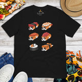 Boxer Dog Themed Clothes & Attire - Funny Canine Tee Shirts For Humans - Gifts for Dog Moms, Dads & Lovers - Adorable Sushi T-Shirt - Black