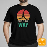 Christmas Gift Ideas for Basketball Lovers, Coach & Players - Senior Night, Game Outfit & Attire - Vintage This Is The Way T-Shirt - Black, Plus Size