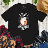 Coolest Guinea Pig Dad Furry Potato T-Shirt - Guinea Pig Whisperer & Lovers Shirt - Gift for Cavy, Hamster, Rodent Dad & Pet Owners - Black