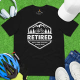 Biking Shirt - Cyclist Shirt - Retirement Presents for Cyclists, Bike Riders - Funny Cycling T-Shirt - Full-Time Cyclist Since 2023 T-Shirt - Black