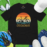 Cycologist Shirt - Biking Shirt - Bike Shirt - Cyclist Shirt - Presents for Bikers, Bike Riders - Funny Cycling T-Shirt - Cycopath T-Shirt - Black