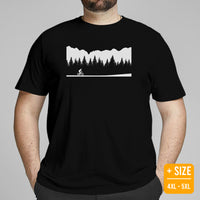 Biking Shirt - Cyclist Shirt - Presents for Bikers, Cyclists, Bike Riders - Funny Cycling T-Shirt - Cycopath T-Shirt - Trail Riding Shirt - Black, Plus Size