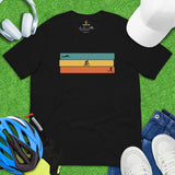 Cycling Gear - Bike Clothes - Biking Attire, Outfits, Apparel - Unique Gifts for Cyclists, Triathletes - Retro Triathlon T-Shirt - Black