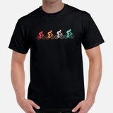 Biking Shirt - Cyclist Shirt - Presents for Cyclists, Bike Riders - Funny Cycling T-Shirt - Cycologist Shirt - Vintage Road Bike Shirt - Black, Men