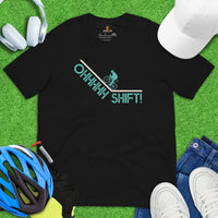 Biking Shirt - Cyclist Shirt - Presents for Bikers, Cyclists, Bike Riders - Funny Cycling T-Shirt - Cycologist Shirt - Funny Oh Shift Shirt - Black