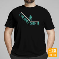 Biking Shirt - Cyclist Shirt - Presents for Bikers, Cyclists, Bike Riders - Funny Cycling T-Shirt - Cycologist Shirt - Funny Oh Shift Shirt - Black, Plus Size