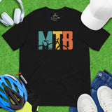 Mountain Bike Shirt - Biking Shirt - Gift for Cyclist - Funny Cycling T-Shirt - Cycologist Shirt - Cycopath T-Shirt - Retro MTB T-Shirt - Black