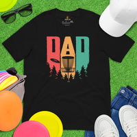 Disk Golf Shirt - Gift for Disc Golfer - Disc Golf Apparel & Attire - Disc Golf T-Shirt - Disk Golf Gifts - Vintage Disc Golf Dad T-Shirt - Black