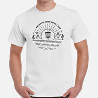 Disk Golf T-Shirt - Frisbee Golf Apparel & Attire - Gift for Disc Golfers - Funny Disc To Throw Before I Sleep Tee - White, Men