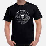 Disk Golf T-Shirt - Ultimate & Frisbee Golf Apparel & Attire - Gift Ideas for Disc Golfers - Funny Disc To Throw Before I Sleep T-Shirt - Black, Men