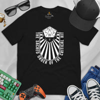 DnD & RPG Games T-Shirt - Gaming Gift Ideas for Him & Her, Typical Gamers & Game Lovers - The Sacred Order of The Critical Hit Shirt - Black