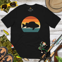 Fishing & PFG T-Shirt - Gift for Fisherman - Bass Masters & Pros Shirt - Flying Fishing Shirt - Bass Fishing Retro Aesthetic Shirt - Black