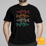 Fishing & PFG T-Shirt - Gift for Fisherman - Performance Fishing Gear - Master Baiter Shirt - Snook Fishing 80s Retro Aesthetic Shirt - Black, Plus Size