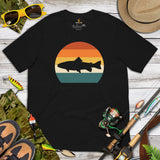 Fishing & PFG T-Shirt - Gift for Fisherman - Performance Fishing Gear - Master Baiter Shirt - Trout Fishing 80s Retro Aesthetic Shirt - Black