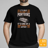 Fishing & Vacation Outfit - Boat Party Attire - Gift for Boat Owner, Fisherman - Funny It's Kind Of A Smart People Thing Anyway T-Shirt - Black, Plus Size