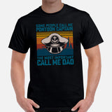 Fishing & Vacation Shirt, Outfit - Boat Party Attire - Gift for Boat Owner, Boater, Fisherman - The Most Important Call Me Dad T-Shirt - Black, Men