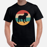 Frenchie Dog Themed Clothes & Attire - Canine Tee Shirts & Outfit For Humans - Gifts for Dog Lovers & Owners - Vintage Vibes T-Shirt - Black, Men