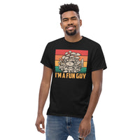 Camping & Hiking T-Shirt - Mushroom Shirt - Presents, Gift Ideas for Campers, Outdoorsmen, Hikers, Nature Lovers - I'm A Fun Guy T-Shirt - Black