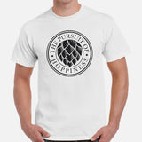 Funny Day Drinking Tee Shirts - Beer Themed Shirt - Gift Ideas, Presents For Craft Beer Lovers & Snobs - The Pursuit Of Hoppiness Tee - White, Men