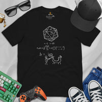 Funny DnD & RPG Games T-Shirt - Gaming Gift Ideas for Him & Her, Typical Gamers & Game Lovers - Game Day Tee - D&D Game Function Shirt - Black