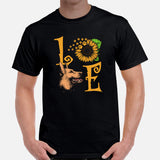 German Shepherd Dog Themed Clothes - Gifts for GSD K9 Dog Moms, Dads & Lovers - Funny Canine Tee Shirts For Humans - Love GSD T-Shirt - Black, Men