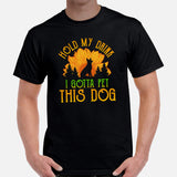 German Shepherd Dog Themed Clothes - Gifts for K9 Dog Moms, Dads & Lovers - Canine Tee Shirts For Humans - I Gotta Pet This Dog T-Shirt - Black, Men