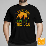 German Shepherd Dog Themed Clothes - Gifts for K9 Dog Moms, Dads & Lovers - Canine Tee Shirts For Humans - I Gotta Pet This Dog T-Shirt - Black, Plus Size