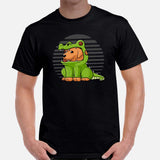 Golden Retriever Dog Themed Clothes - Cute Alligator Costume T-Shirt - Gifts for Dog Moms, Dads & Lovers - Canine Tee Shirts For Humans - Black, Men