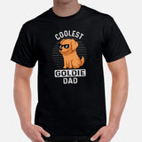 Golden Retriever Dog Themed Clothes - Gifts for Dog Dads & Lovers - Canine Tee Shirts For Humans - Coolest Golden Retriever Dad T-Shirt - Black, Men