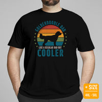 Goldendoodle Dog Themed Clothes & Attire - Funny Canine Tee Shirts For Humans - Gifts for Dog Dads & Lovers - Goldendoodle Dad T-Shirt - Black, Plus Size