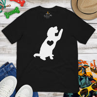 Goldendoodle Dog Themed Clothes & Attire - Funny Canine Tee Shirts For Humans - Gifts for Dog Lovers - Cute Doodle High-fives T-Shirt - Black