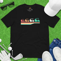 Vintage Golf Tee - Cool Golf Gifts for Golfers & Golf Lovers - Funny Golf Shirts, Attire & Outfit - Golfer T-Shirt - Retro Golf Caddy Shirt - Black