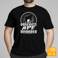 Ape T-Shirt - Gorilla Tee Shirt - Gifts for Outdoorsmen, Campers, Nature & Animal Lovers - Chimp Shirt - Funny Obsessive Ape Disorder Shirt - Black, Plus Size