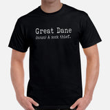 Great Dane Dog Themed Clothes & Attire - Canine Tee Shirts For Humans - Gifts for Dog Lovers - Funny Great Dane Definition T-Shirt - Black, Men