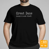 Great Dane Dog Themed Clothes & Attire - Canine Tee Shirts For Humans - Gifts for Dog Lovers - Funny Great Dane Definition T-Shirt - Black, Plus Size