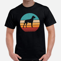 Great Dane Dog Themed Clothes & Attire - Canine Tee Shirts For Humans - Gifts for Dog Moms, Dads & Lovers - Vintage Vibe T-Shirt - Black, Men